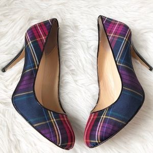 Kate Spade Karolina Plaid Pumps